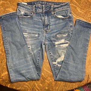 American Eagle High Rise Jegging Crop